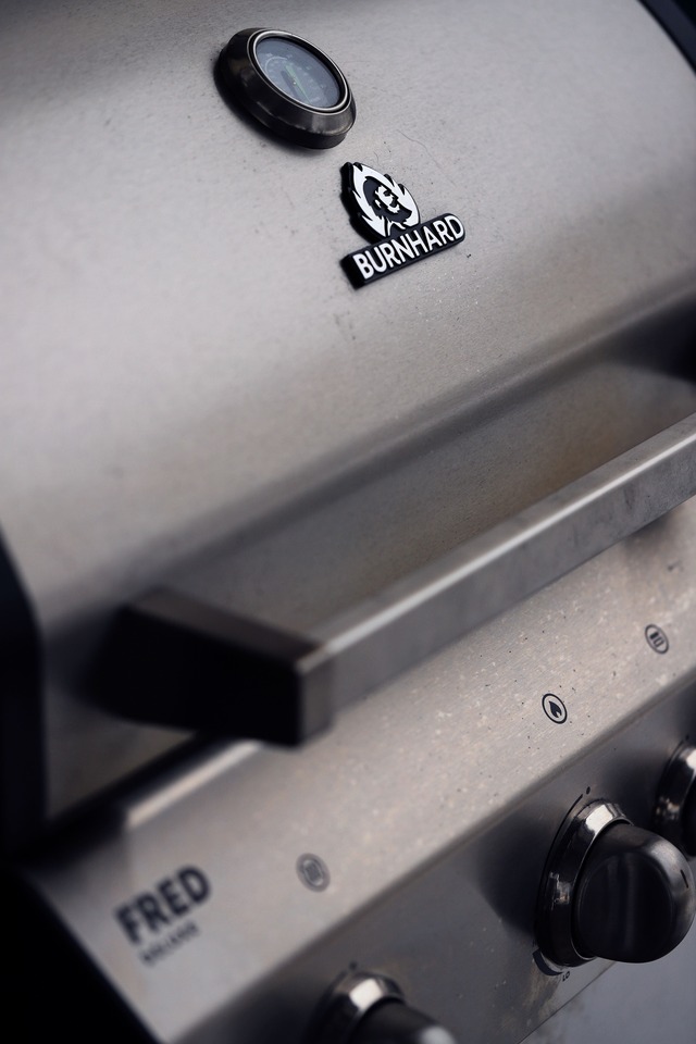 Plancha à gaz en inox